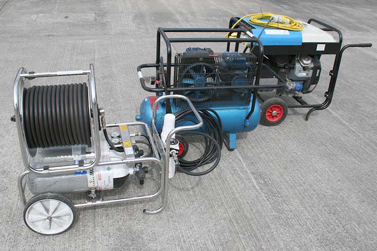 Modulair Trolley, Compressor and Generator