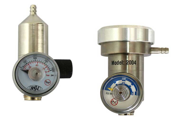 Manual and Automatic Calibration Gas Regulators