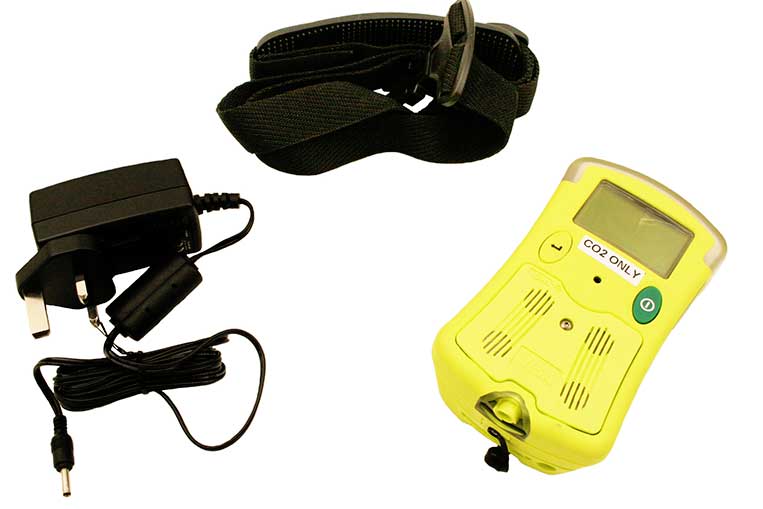 GMI CO2 Monitor, Charger and Neck Strap