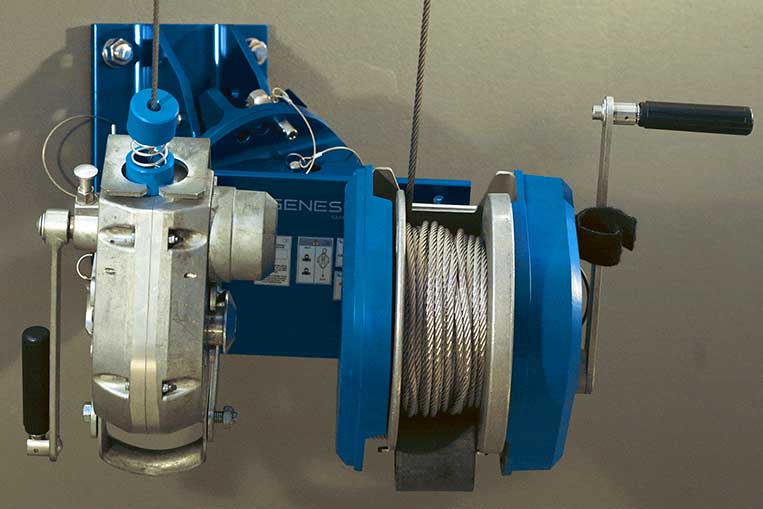 Genesi Adaori Omnidirectional Plate with Winch and Fall Arrest