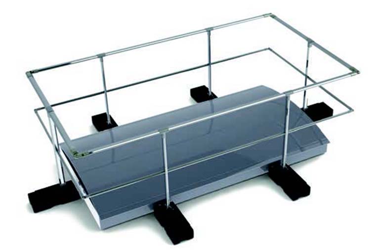 Guardrails for a skylight